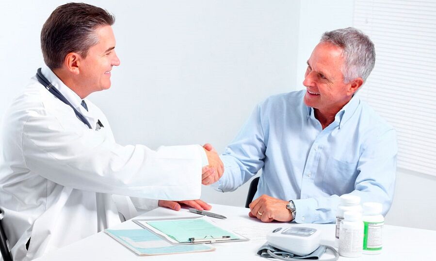 Consulta especializada com prostatite